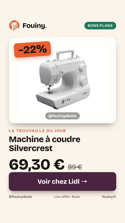 Machine à coudre Silvercrest