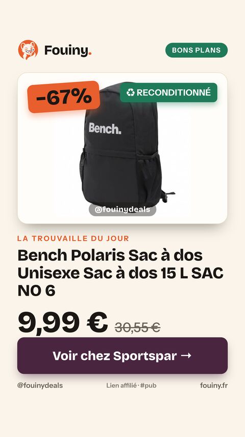 Bench Polaris Sac à dos Unisexe Sac à dos 15 L SAC NO 6