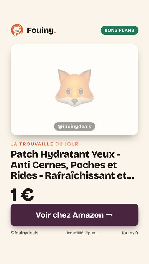 Patch Hydratant Yeux - Anti Cernes, Poches et Rides - Rafraîchissant et Revitalisant - 2 Unités