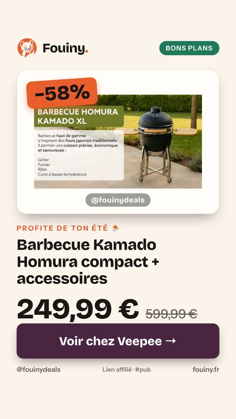 Barbecue Kamado Homura compact + accessoires