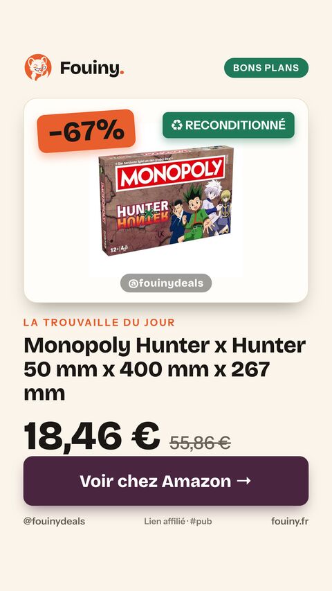 Monopoly Hunter x Hunter 50 mm x 400 mm x 267 mm