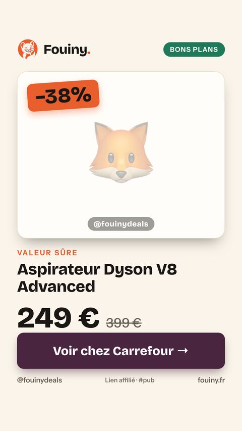 Aspirateur Dyson V8 Advanced