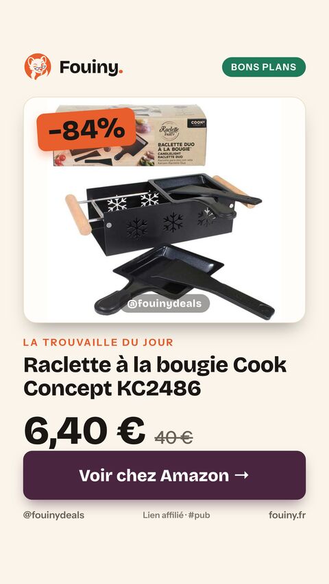 Raclette à la bougie Cook Concept KC2486