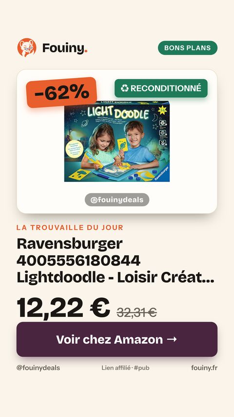Ravensburger 4005556180844 Lightdoodle - Loisir Créatif petit