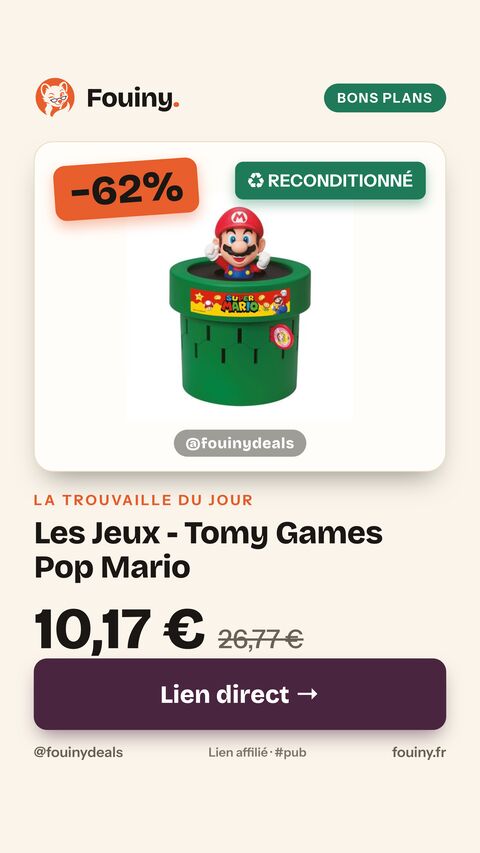 Les Jeux - Tomy Games Pop Mario
